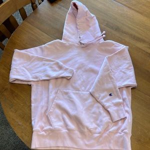 Champion reverse weave hoodie. Pink, size L. Barely worn.